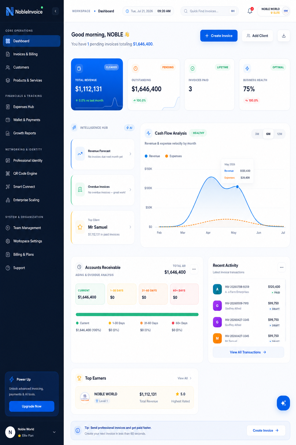 Easy invoice maker for businesses