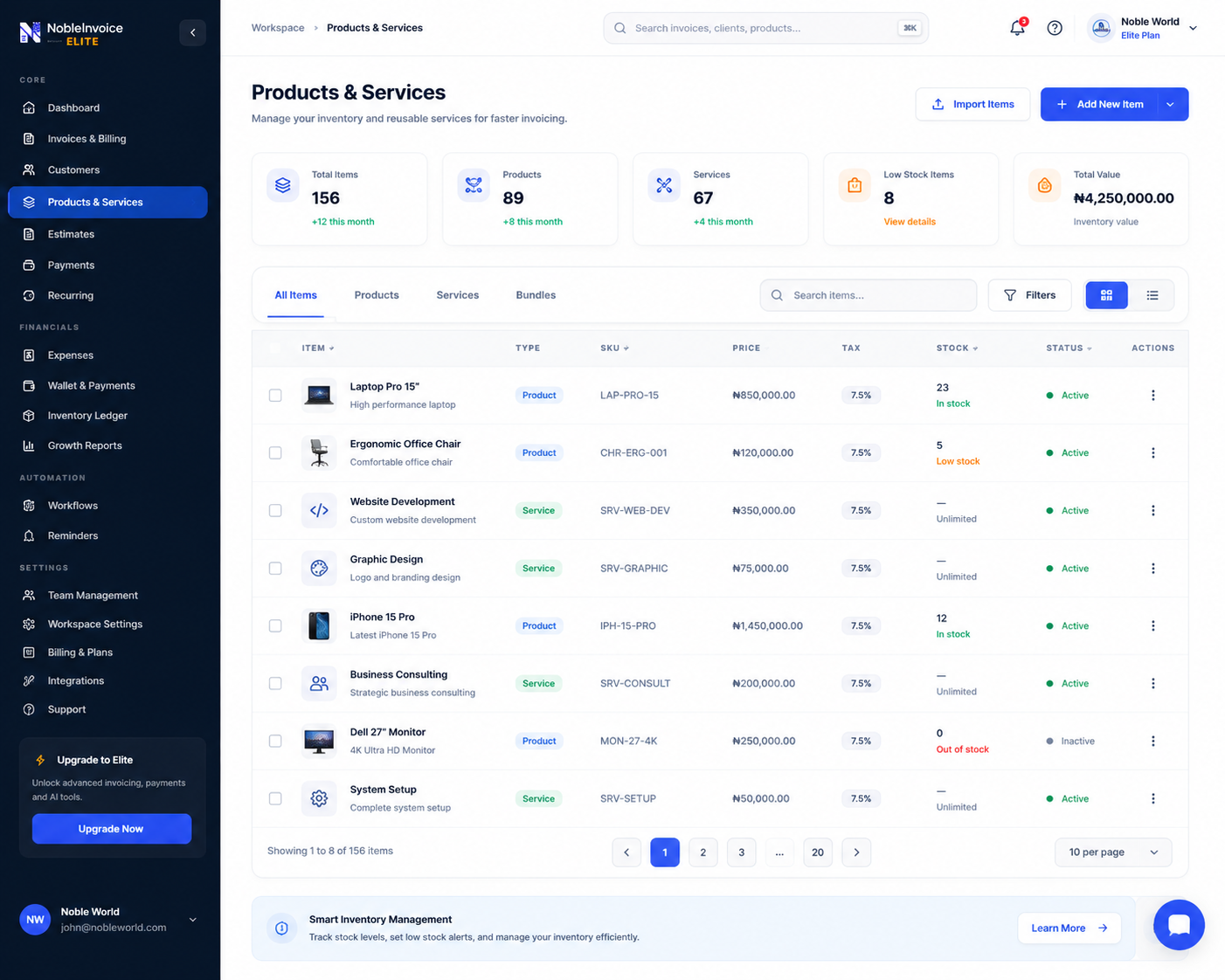 free invoice generator shopify